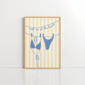 Meet Me at the Beach Wall Art – Coastal Bathroom