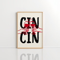 Cin Cin Wall Art – Trendy Wine Poster