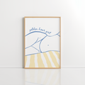 Golden Hour Beach Print – Summer Aesthetic