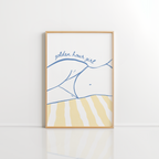 Golden Hour Beach Print – Summer Aesthetic