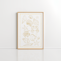 Coastal Shell Wall Art – Neutral Beach Print