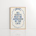 Cats Bathroom Wall Art – Funny Quote Print