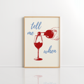 Wine Quote Wall Art – Retro Cheers Print