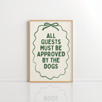 Dog Rules Printable – Minimal Pet Sign