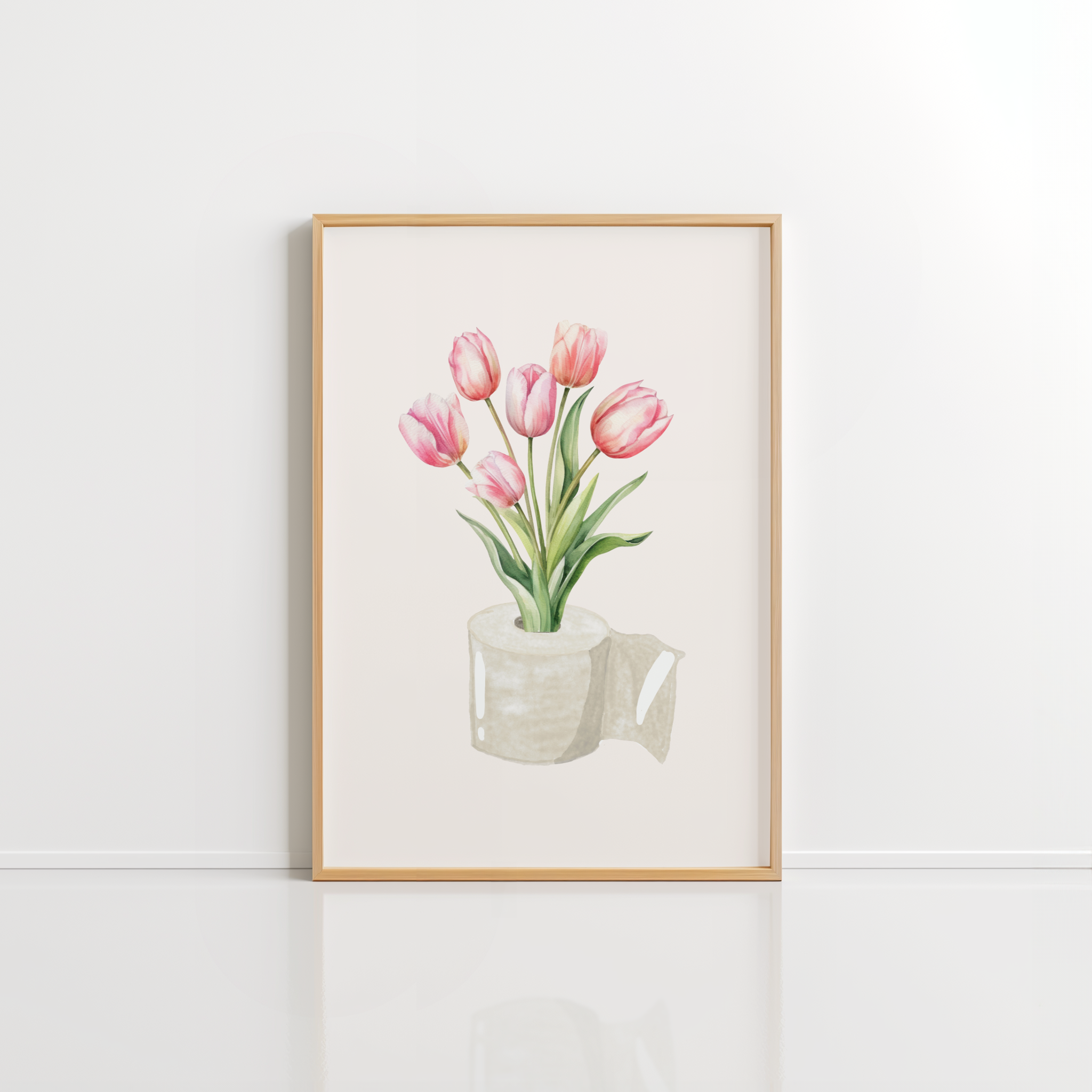 Toilet Paper Plant Print – Funny Bathroom Art