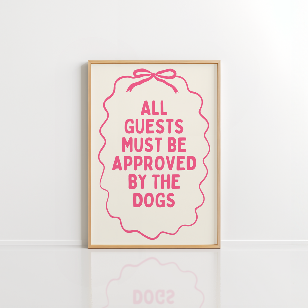 Dog Rules Wall Art – Home Pet Decor