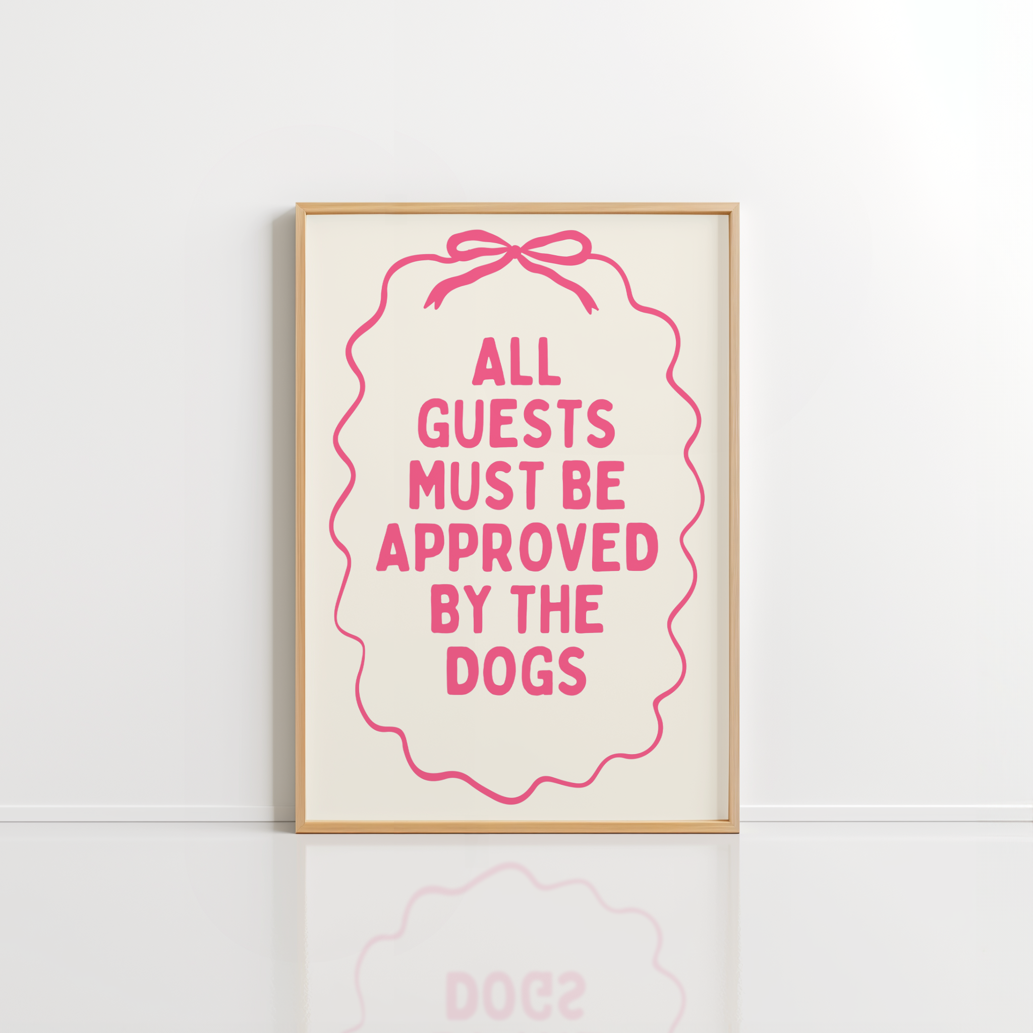 Dog Rules Wall Art – Home Pet Decor