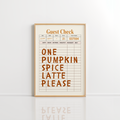 Pumpkin Spice Wall Art – Warm Fall Print