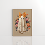 Cute Ghost Wall Art – Halloween Print