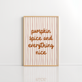 Pumpkin Spice Wall Art – Cute Fall Print