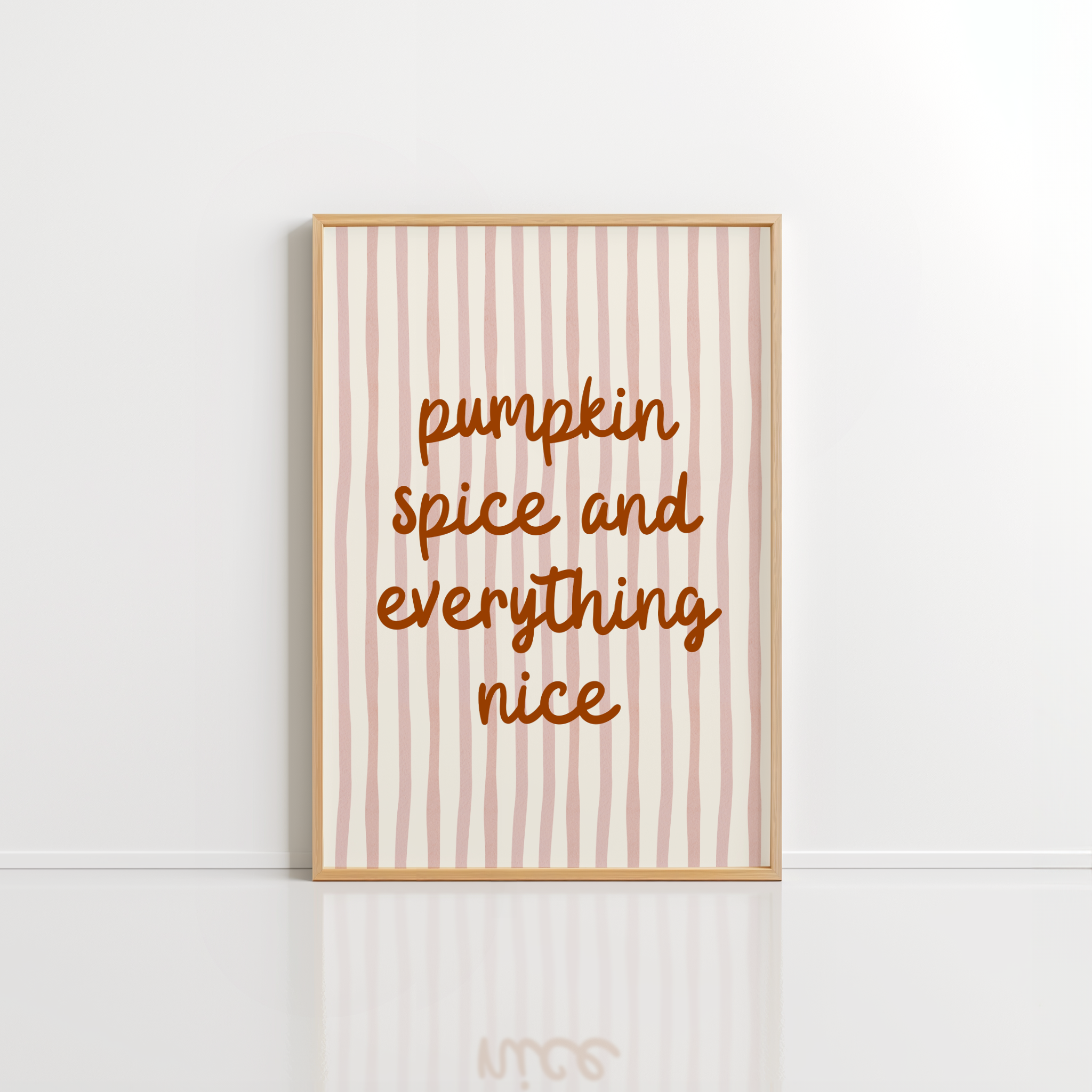 Pumpkin Spice Wall Art – Cute Fall Print