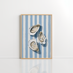 Oyster Wall Art – Coastal Kitchen Print