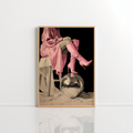 Pink Boots Disco Wall Art – Fashion Print