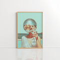 Disco Woman Wall Art – Cocktail Aesthetic