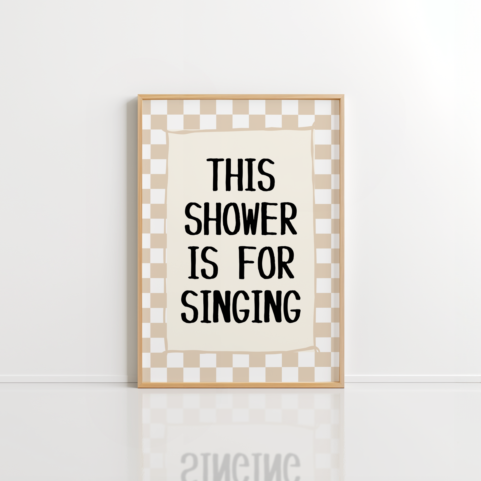 This Shower Is for Singing Print
