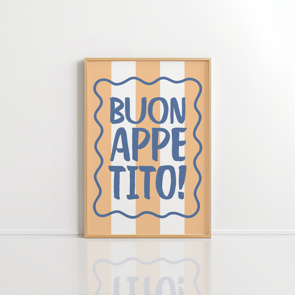 Buon Appetito Wall Art – Italian Kitchen Print