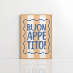 Buon Appetito Wall Art – Italian Kitchen Print