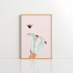 Cowgirl Espresso Wall Art – Western Kitchen Print