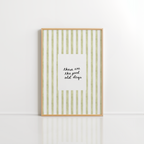 Good Old Days Printable – Minimal Quote
