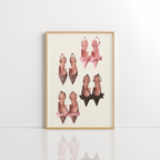Pink Heels Wall Art – Fashion Poster