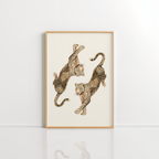 Leopard Wall Art – Double Leopard Print