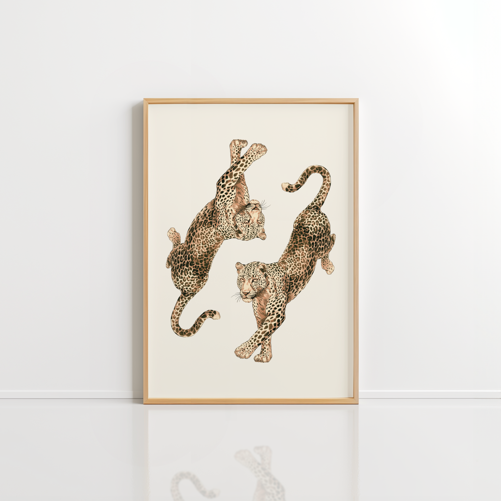 Leopard Wall Art – Double Leopard Print