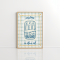 Sardines Wall Art – Trendy Fish Kitchen Print