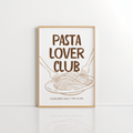 Pasta Lover Club Wall Art – Kitchen Printable