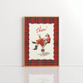 Cheers Santa Wall Art – Christmas Bar Cart Print
