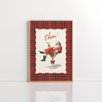 Cheers Santa Wall Art – Christmas Bar Cart Print
