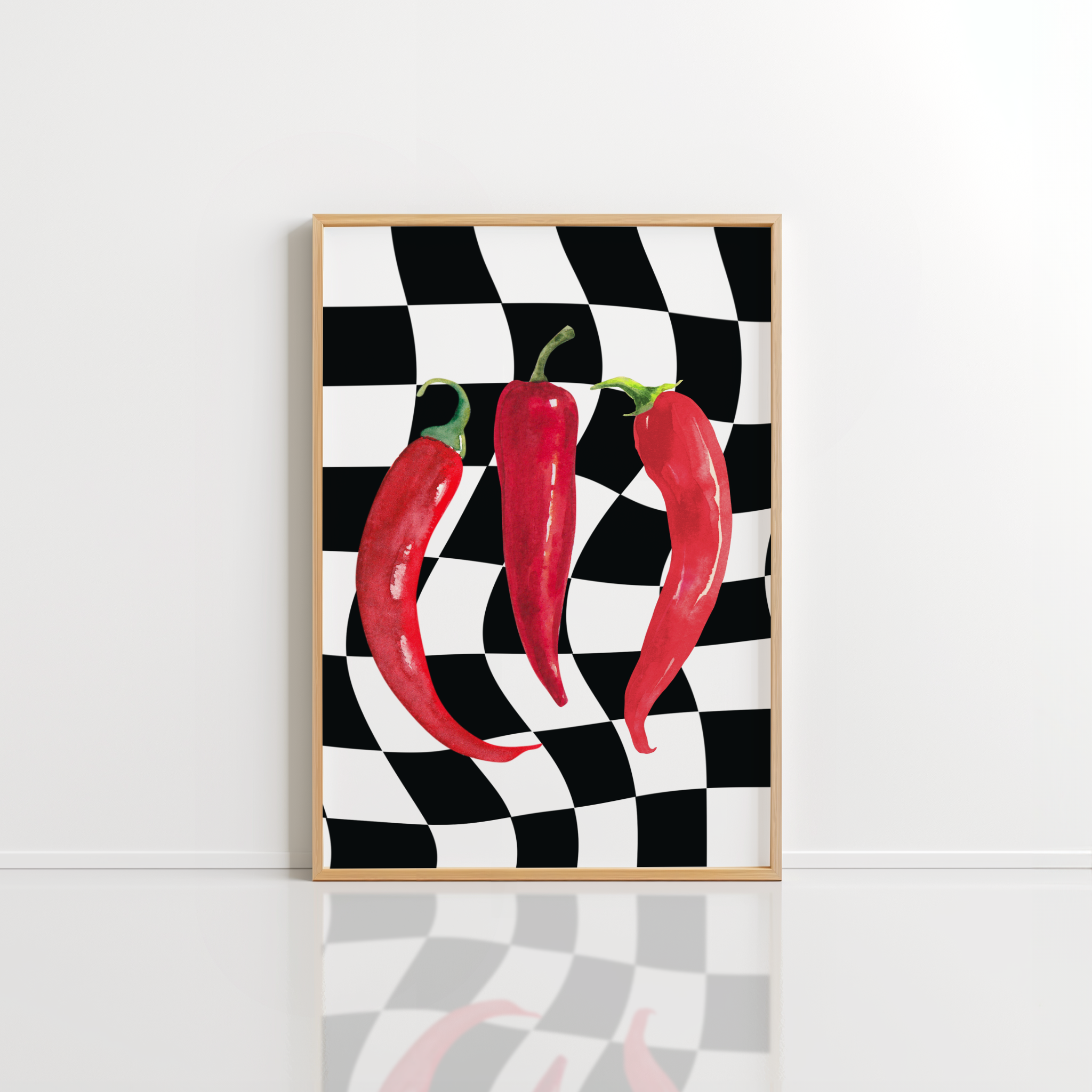 Chili Kitchen Wall Art – Spice Print