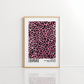 Pink Leopard Wall Art – Modern Fashion Poster