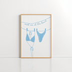 Beach Bikini Wall Art – Coastal Printable