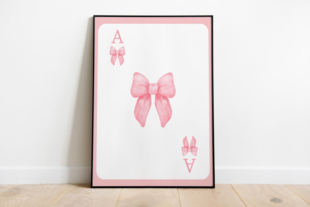 Trendy Pink Bows Wall Art Set of 3 Preppy poster College Apartment Decor Watercolor Bows Print Coquette Room decor Girly Wall Art DIGITAL