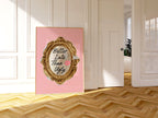 Trendy Better Late Than Ugly Wall Art Print, Pink Retro Trendy Aesthetic Poster, Preppy Wall Art, Vintage Print, Girly Wall Art, Dorm Decor