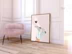 Pink Cowgirl Espresso Print, Preppy Western Wall Art, Cowgirl Boots, Pink Bar Cart Cocktail Poster, Espresso Martini Print, Bottoms Up