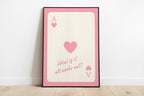 Set of 3 Pink Lucky 8 Ball Ace Card Trendy Wall Art Print, Ace of Hearts, Good Times Tickets, Retro Trendy Aesthetic Poster DIGITAL DOWNLOAD