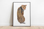 Leopard Wall Art Set of 3, Bow Ace Card Poster, How Lucky Are We Print, Trendy Cheetah Kiss Print, Retro Cheetah Wall Art, Girly Dorm Decor
