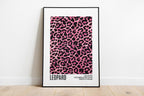 Pink Leopard kiss kiss Poster Lucky Me Trendy Wall Gallery Set of 3 Leopard Wall Art Cheetah Print Preppy Cheetah Print Poster Digital
