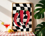 Chili Print Kitchen, Spice Wall Art Print Trendy Retro Chilli Pepper Print Kitchen Chilli Pepper Art Wall Decor Apartment Digital Download
