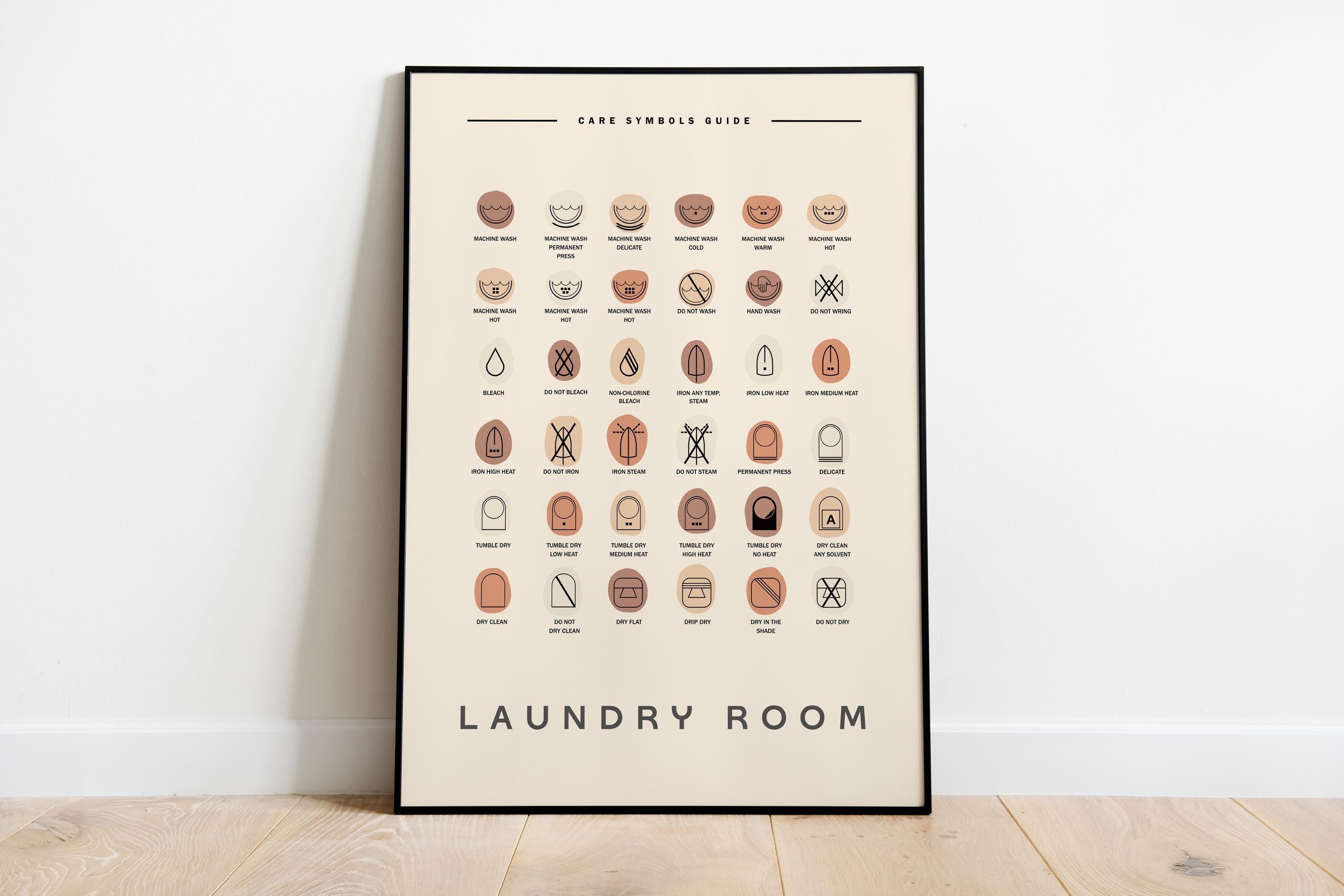 Laundry Print, Laundry Stain Removal, Laundry Room Sign, Laundry Printable Art, Laundry Care Guide, Laundry Wall Art, Print Digital Download