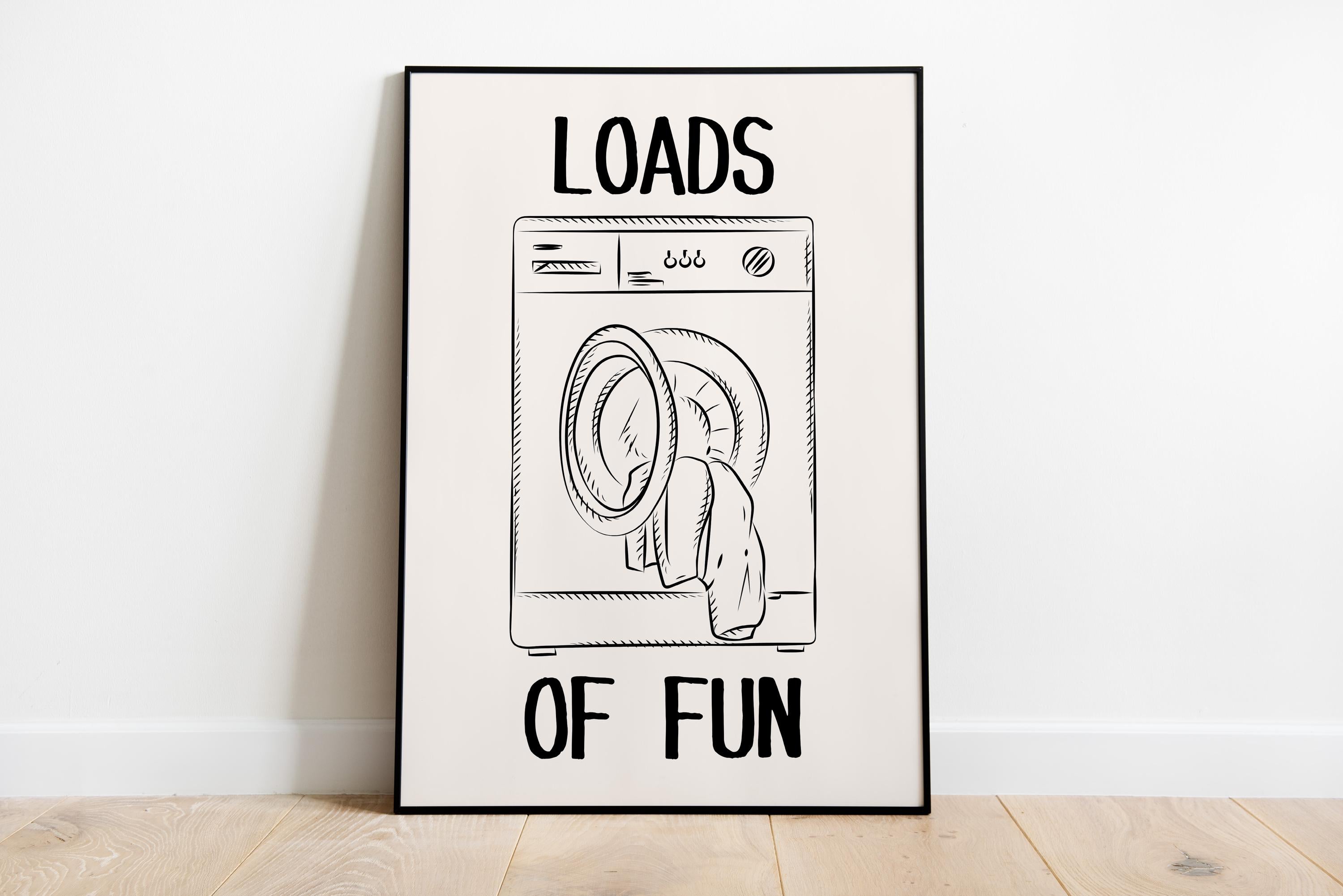 Funny Laundry Room Wall Art Set of 3, Wash Dry Fold Quote Print, Black and White Laundry Decor, Cute Laundromat Poster DIGITAL DOWNLOAD