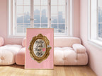 Trendy Better Late Than Ugly Wall Art Print, Pink Retro Trendy Aesthetic Poster, Preppy Wall Art, Vintage Print, Girly Wall Art, Dorm Decor