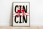 Trendy Cin Cin Cheers Print Set of 3, Retro Happy Hour Poster, Pasta Lovers Food Print, Black Bar Cart Art Print, Maximalist Kitchen Print