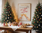 Trendy Christmas Guest Check Print, Eat Drink and Be Merry Holiday Bar Cart Decor, Retro Cheers Guest Check Print Bar Cart Poster, DIGITAL
