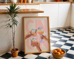 Trendy Cin Cin Print Cheers Print Retro Wine Poster Vintage Bar Cart Art Cocktail Print Italian Wall Art Maximalist Kitchen Print DIGITAL