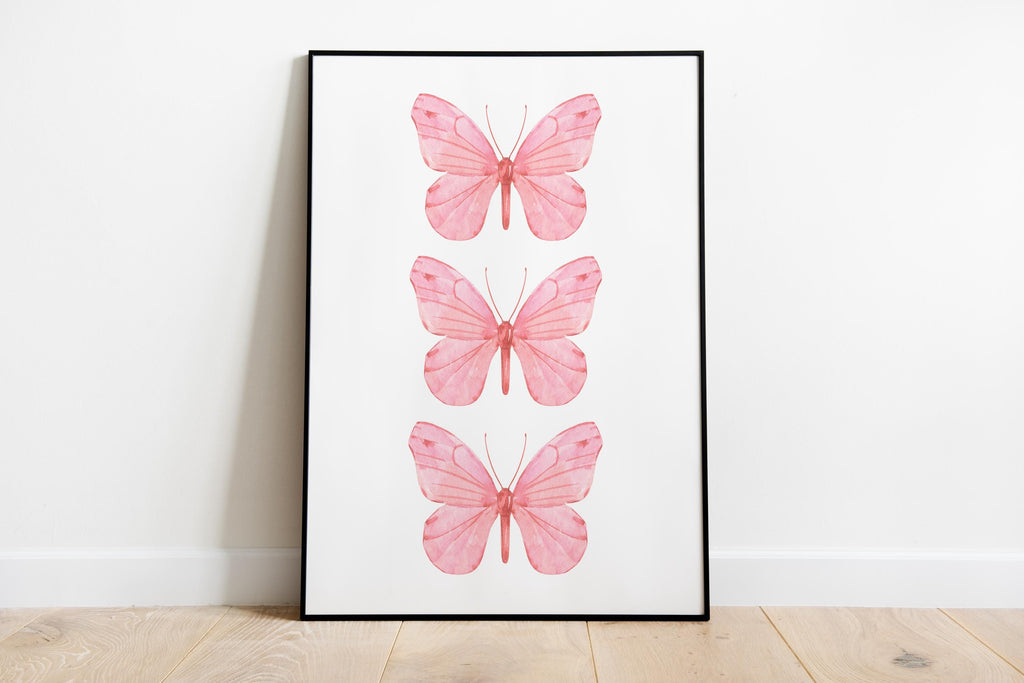 Trendy Pink Bows Wall Art Set of 6, Preppy poster College Apartment Decor, Watercolor Bows Print, Coquette Room Decor Girly Wall Art DIGITAL