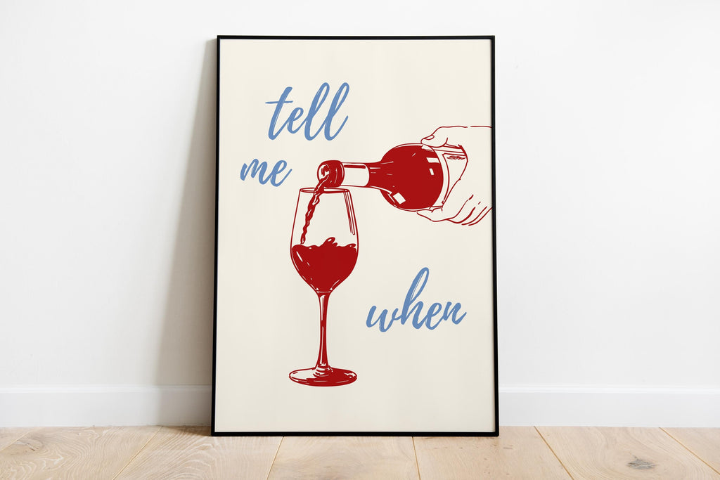 Wine Bar Wall Art Print, Happy Hour Poster, Cocktail Glass Decor, Cheers Cin Cin Printable Kitchen Dining Room Drink Quote Artwork DIGITAL