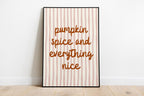 Autumn Ticket Print Set of 3, Fall Guest check poster, Pumpkin spice fall decor, Trendy Autumn Poster, Cozy Fall Decor, DIGITAL DOWNLOAD
