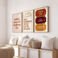 Autumn Ticket Print Set of 3, Fall Guest check poster, Pumpkin spice fall decor, Trendy Autumn Poster, Cozy Fall Decor, DIGITAL DOWNLOAD
